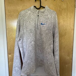 Nike pro drifit zip up men's quarter zip size large